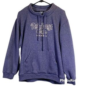 Rainforest Cafe Size Medium Orlando Florida  Blue heather sweatshirt